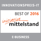 Auszeichnung für druckanfrage-online.de: Innovationspreis-IT, Best of 2016, Initiative Mittelstand